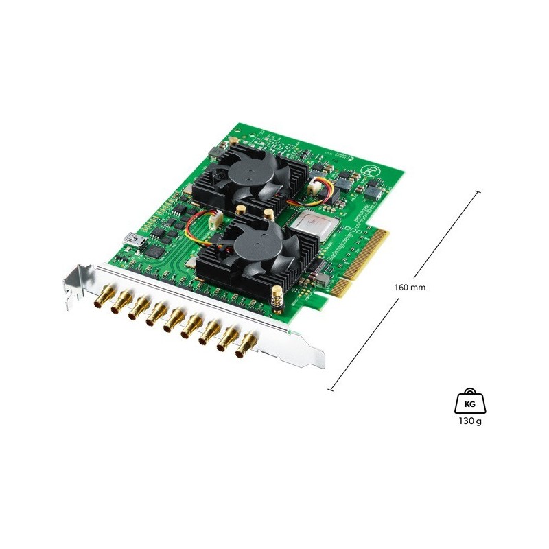 Carte PCIe d'acquisition et de lecture à 8 canaux - DeckLink Quad 2